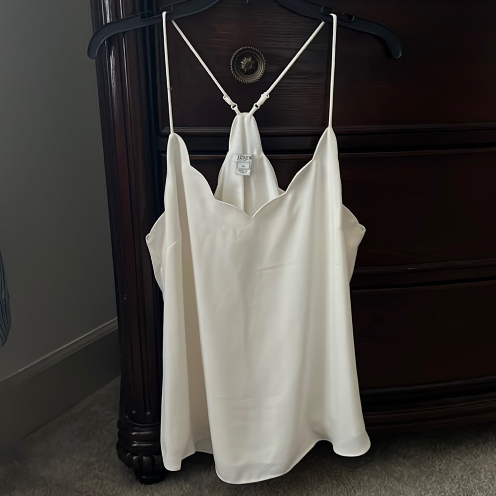 NWOT J.CREW SCALLOPED CAMI